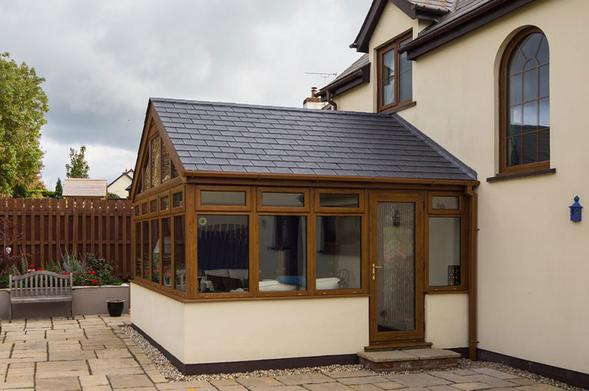 SOLID TILED ROOF FOR CONSERVATORY
