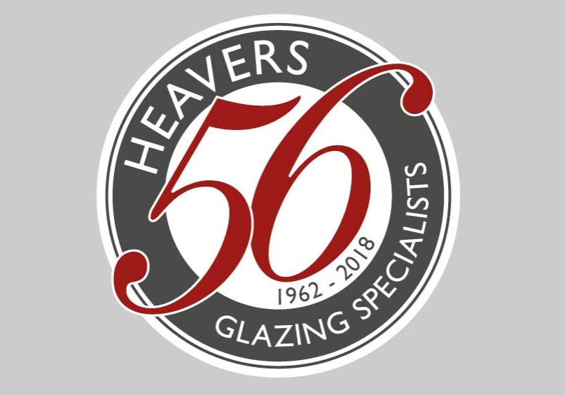 56 years glazing specialists logo